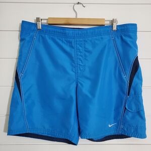 Nike Men's‎ Size Blue Swim Trunks Swim Shorts. Size M